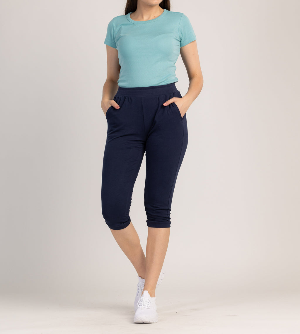 AURELIA – 3/4-Damen-Shorts aus 100% Baumwolle