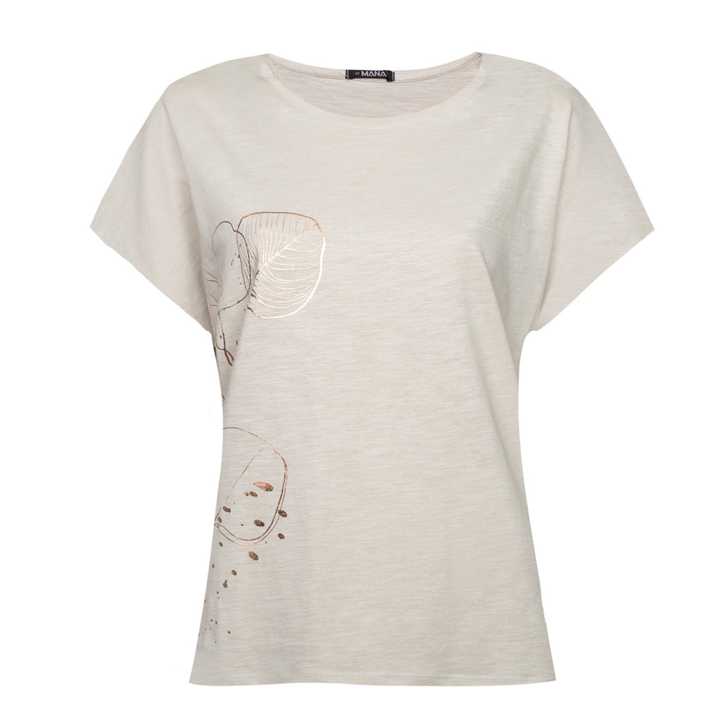 TEEZY – Damen-T-Shirt aus Baumwolle mit Print