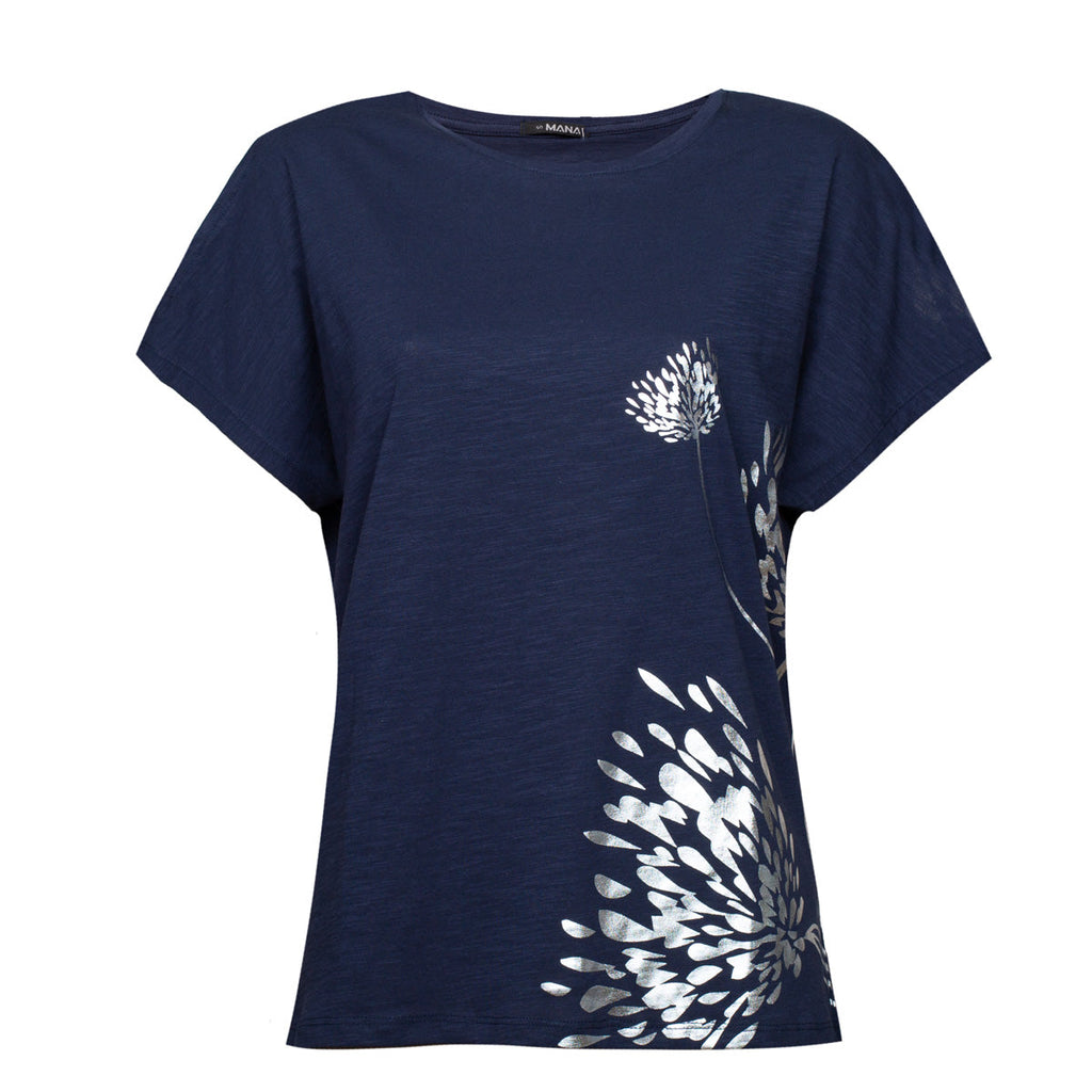 TEEZY – Damen-T-Shirt aus Baumwolle mit Print